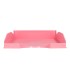 Bandeja sobremesa plastico q connect rosa pastel opaco 240x70x340mm