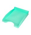 Bandeja sobremesa plastico q-connect verde menta opaco 240x70x340mm