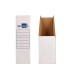 Revistero liderpapel ecouse carton 100 reciclado color blanco 256x100x335 mm