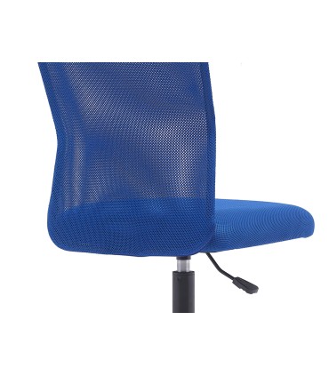 Silla q connect oficina parma malla sin reposabrazos alt max 990 anc 480 prof 590 color azul