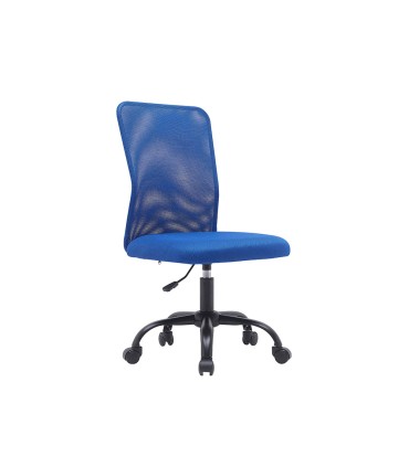 Silla q connect oficina parma malla sin reposabrazos alt max 990 anc 480 prof 590 color azul