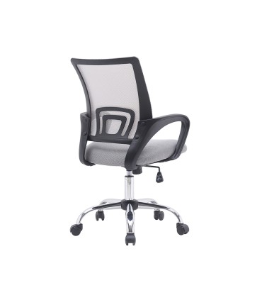 Silla q connect oficina siena malla base metalica alt max 1000 anc 560 prof 570 ruedas premium color blanco gris