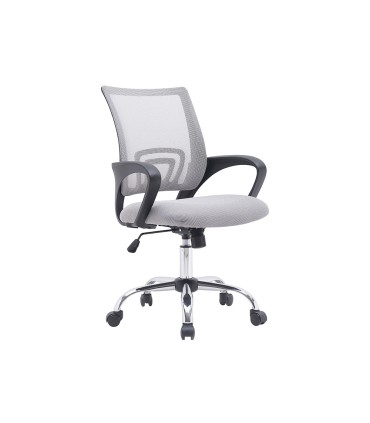 Silla q connect oficina siena malla base metalica alt max 1000 anc 560 prof 570 ruedas premium color blanco gris