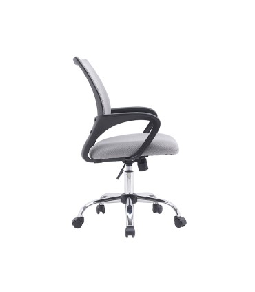 Silla q connect oficina siena malla base metalica alt max 1000 anc 560 prof 570 ruedas premium color blanco gris