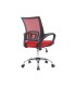 Silla q connect oficina siena malla base metalica alt max 1000 anc 560 prof 570 ruedas premium color negro rojo