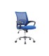 Silla q connect oficina siena malla base metalica alt max 1000 anc 560 prof 570 ruedas premium color negro azul