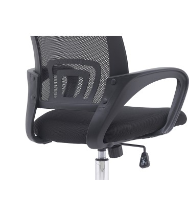 Silla q connect oficina siena malla base metalica alt max 1000 anc 560 prof 570 ruedas premium color negro