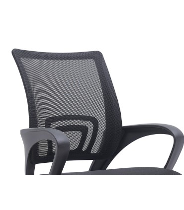 Silla q connect oficina siena malla base metalica alt max 1000 anc 560 prof 570 ruedas premium color negro