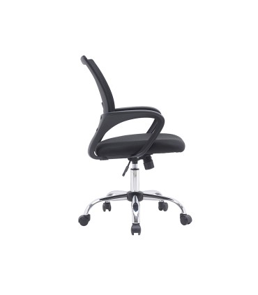 Silla q connect oficina siena malla base metalica alt max 1000 anc 560 prof 570 ruedas premium color negro