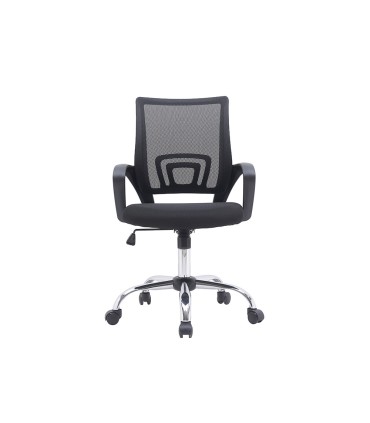 Silla q connect oficina siena malla base metalica alt max 1000 anc 560 prof 570 ruedas premium color negro