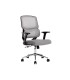 Silla q connect oficina lucca malla base metalica alt max 1090 anc 700 prof 650 ruedas premium color negro gris