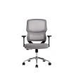 Silla q-connect oficina lucca malla base metalica alt max 1090 anc 700 prof 650 ruedas premium color negro gris