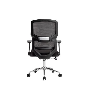 Silla q connect oficina lucca malla base metalica alt max 1090 anc 700 prof 650 ruedas premium color negro