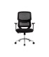 Silla q connect oficina lucca malla base metalica alt max 1090 anc 700 prof 650 ruedas premium color negro