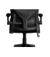 Silla q connect ergonomica pal ermo malla base nylon alt max 1300 anc 610 prof 600 ruedas premium color negro