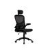 Silla q connect ergonomica pal ermo malla base nylon alt max 1300 anc 610 prof 600 ruedas premium color negro