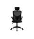 Silla q connect ergonomica pal ermo malla base nylon alt max 1300 anc 610 prof 600 ruedas premium color negro