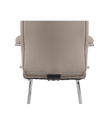 Silla q connect escritorio mod ena simil piel base metalica alt max 1050 anc 630 prof 650 color gris