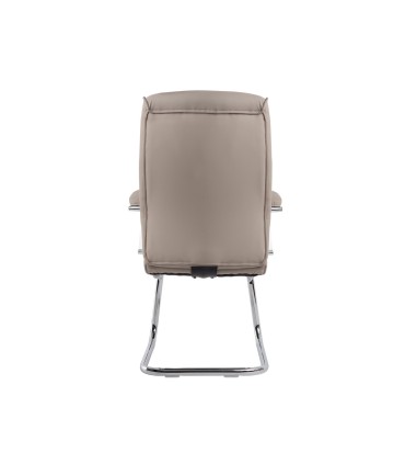 Silla q connect escritorio mod ena simil piel base metalica alt max 1050 anc 630 prof 650 color gris