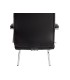 Silla q connect escritorio mod ena simil piel base metalica alt max 1050 anc 630 prof 650 color negro