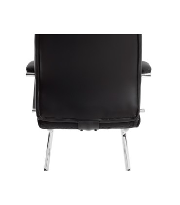 Silla q connect escritorio mod ena simil piel base metalica alt max 1050 anc 630 prof 650 color negro