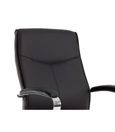 Silla q connect escritorio mod ena simil piel base metalica alt max 1050 anc 630 prof 650 color negro