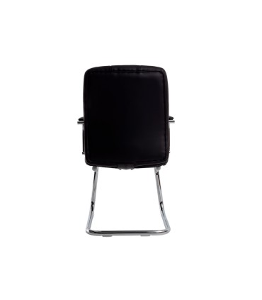 Silla q connect escritorio pia ve simil piel base metalica alt max 1050 anc 610 prof 680 color negro