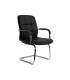 Silla q connect escritorio pia ve simil piel base metalica alt max 1050 anc 610 prof 680 color negro