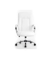 Silla q-connect direccion vero na simil piel base metalica alt max 1210 anc 650 prof 730 mm ruedas premium color blanco