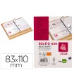 Bloc bufete liderpapel 2024 80x110 mm papel 60 gr texto en catalan