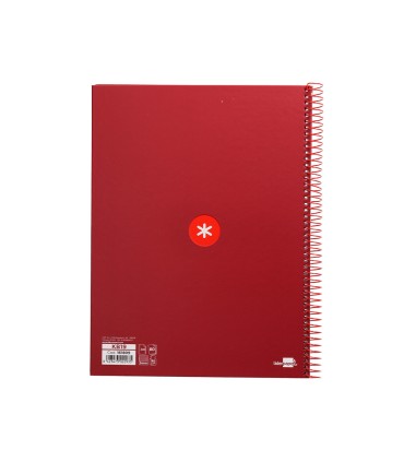 Cuaderno espiral liderpapel a4 micro antartik tapa forrada 80h 90 gr cuadro 5mm 1 banda 4 taladros exp 20 unidades