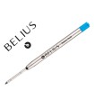 Recambio boligrafo belius azul 0,8 mm caja 3 unidades