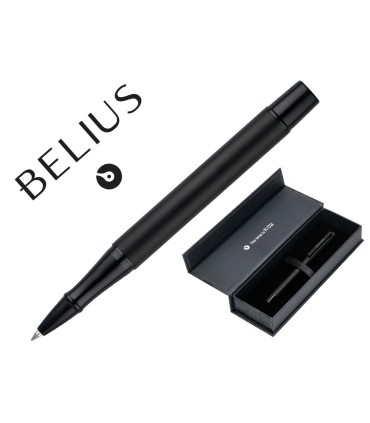 Roller belius unstoppable color negro tinta negra caja de diseno