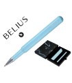 Roller y funda de similpiel belius space b color minimalista azul tinta azul caja de diseño