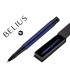 Roller belius turbo aluminio color azul y negro tinta azul caja de diseno