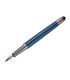 Pluma belius neptuno aluminio textura wavy color azul marino tinta azul caja de diseno