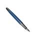 Pluma belius neptuno aluminio textura wavy color azul marino tinta azul caja de diseno