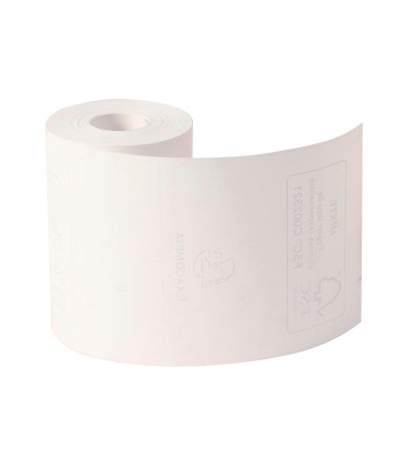 Rollo sumadora exacompta termico para tpv 57 mm x 40 mm 55 g m2 fsc sin bisfenol a ni plastico