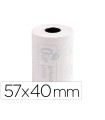 Rollo sumadora exacompta termico para tpv 57 mm x 40 mm 55 g/m2 fsc sin bisfenol a ni plastico