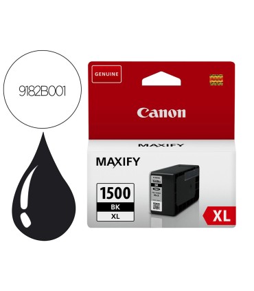 Ink jet canon pgi 1500xl mb2050 mb2150 mb2155 mb2350 mb2750 mb2755 negro