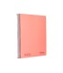 Cuaderno espiral navigator a4 tapa dura 80h 80gr horizontal con margen coral