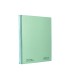 Cuaderno espiral navigator a4 tapa dura 80h 80gr horizontal con margen menta