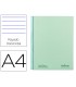 Cuaderno espiral navigator a4 tapa dura 80h 80gr horizontal con margen menta