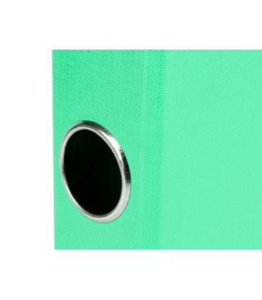 Modulo liderpapel 3 archivadores folio 2 anillas mecanismo de palanca 52mm verde pastel