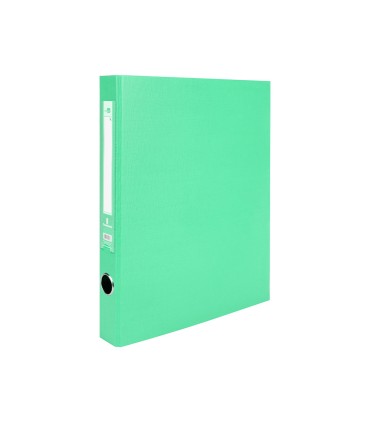 Modulo liderpapel 3 archivadores folio 2 anillas mecanismo de palanca 52mm verde pastel