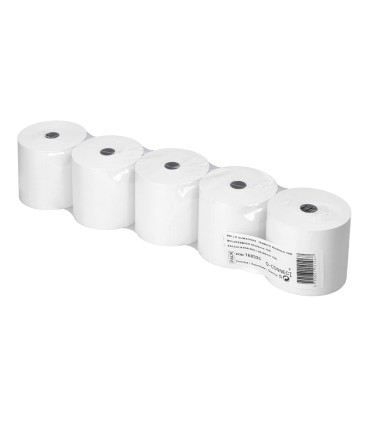 Rollo sumadora termico q connect 80 mm ancho x 80 mm diametro sin bisfenol a papel de 70 g m2