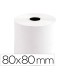 Rollo sumadora termico q connect 80 mm ancho x 80 mm diametro sin bisfenol a papel de 70 g m2