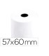 Rollo sumadora termico q connect 57 mm ancho x 60 mm diametro sin bisfenol a papel de 70 g m2