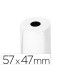 Rollo sumadora termico q connect 57 mm ancho x 47mm diametro para tpv sin bisfenol a papel de 70 g m2