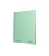 Cuaderno espiral navigator a4 micro tapa forrada 120h 80gr cuadro 5mm 5 bandas 4 taladros color menta